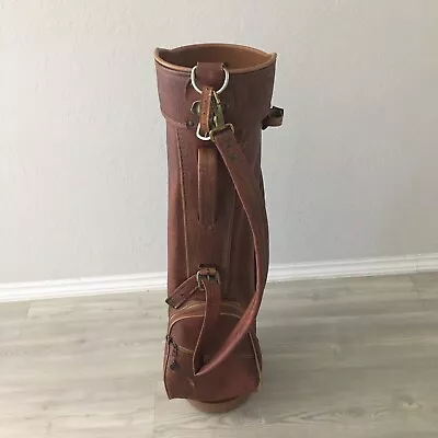 Butchart Nicholls Brown Vintage 6 Way Golf Bag • $71.10