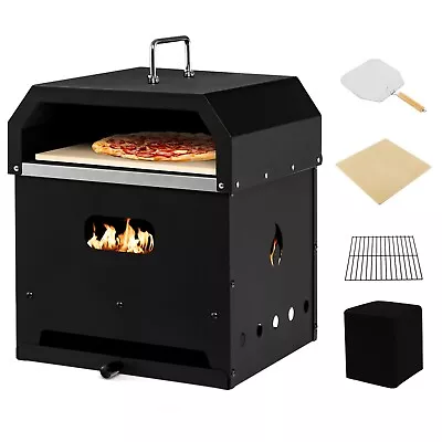 4-in-1 Multipurpose Outdoor Pizza Oven Wood Fired 2-Layer Detachable Oven • $86.99