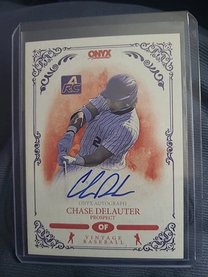 $19.99 • Buy 2022 Onyx Vintage Chase Delauter Rc Auto #vacd (blue /400)