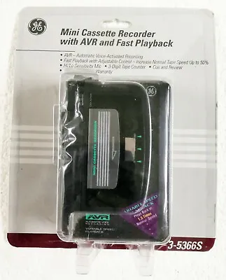 GE Mini Cassette Recorder 3-5366S • $84.69