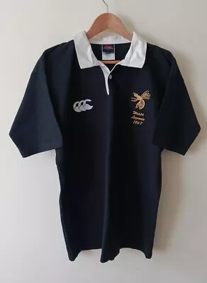 Wasps Legends 1867 Mens Rugby Top - Size Large Camterbury Of New Zealand - Black • £22.95