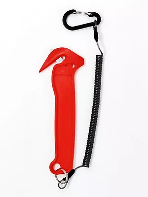 Red Hook Safety Knife Safety Box Cutter With Lanyard • £7.99