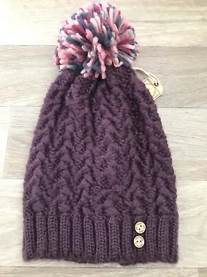 Bnwt Fatface Bobble Beanie Hat • £12.99