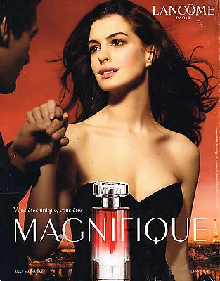 2008 LANCOME ADVERTISING ADVERTISEMENT 045 BEAUTIFUL ANNE HATHAWAY Perfume • £3.09