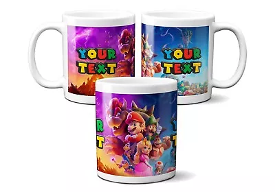 Super Mario 2023 Custom Name Mug - Limited Edition - Perfect Gift - Fast Ship • £8.49