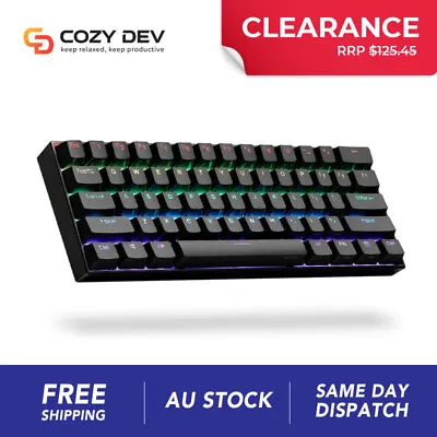 [Gateron Switch] OBINS ANNE PRO 2 60% Wired/Wireless Mechanical Gaming Keyboard • $99.45