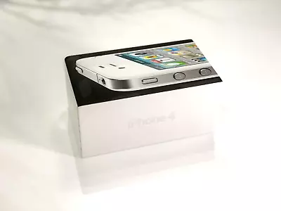 Genuine Apple IPhone 4 Box - 8GB - White - Empty Box Only • £6.95