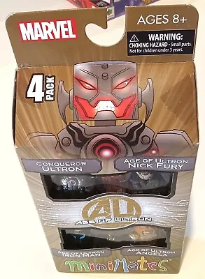 Marvel Minimates AGE OF ULTRON Box Set Nick Fury Angela Iron ManConqueror NEW • $11.99