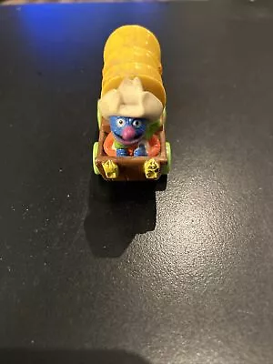 PLAYSKOOL GROVER * 1987 Die Cast Covered Wagon * Muppets 2.5  Long Car • $3.99