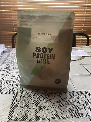 MyProtein Vegan Soy Protein Isolate 1kg Long Dated Stock • £13