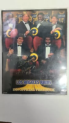 1984 Rams Yearbook Signed By Vince Ferragamo • $18