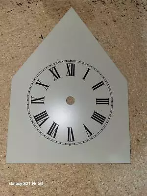 Vintage Steeple Clock Painted Metal Dial 5 3/4  X 8  Tall • $12.99