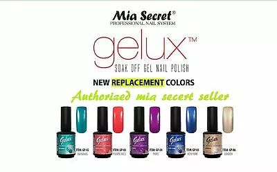 Mia Secret Gelux Nail Polish 0.5 Oz UV GEL-SOAK OFF GEL POLISH  • $12.50