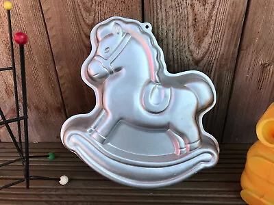 Vintage Wilton 1984 Novelty Retro Rocking Horse Cake Baking Tin • £12.99