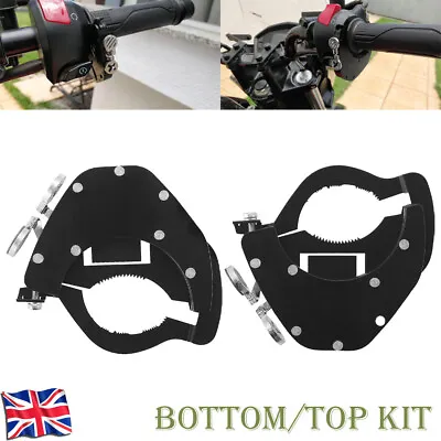 Universal Motorcycle Top Bottom Cruise Control Throttle Lock Assist Kit Black • £15.99