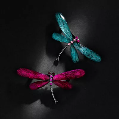 Fashion Dragonfly Brooches For Women Vintage Insect Animal Brooch Pin Jewelry • $6.12