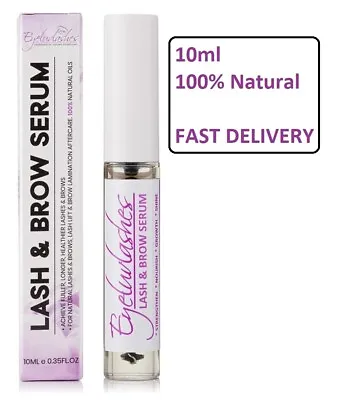 £15.95 • Buy Eyelashes & Eyebrows Growth Enhancing Serum 10ml. Eye Lashes Brows FAST DELIVERY