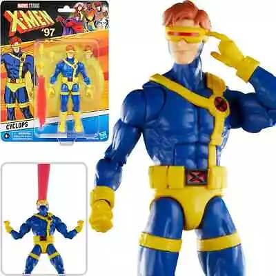 2024 Marvel X-Men '97 Retro Legends Animated CYCLOPS 6  Scale Hasbro Figure • $44.89