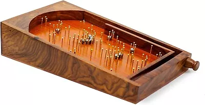 Nagina International Wooden Bagatelle Traditional Table Top Game Mini Pinball • $49.99