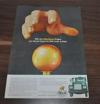 1967 Mack R Series Truck Maxidyne Engine Ad • $9.99