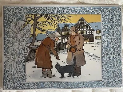 Villeroy & Boch Porcelain Postcard:  Winter Walk” • $20