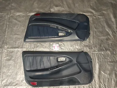 1991-1995  Toyota Mr2 Oem Blue Right Left Door Panels Card Custom Leather Sw20 • $308.75