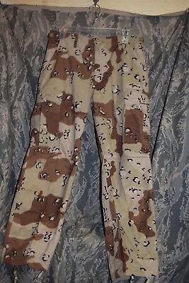 *USGI Desert Storm Chocolate Chip Camouflage Combat Pants Trousers Small X-Short • $19.95