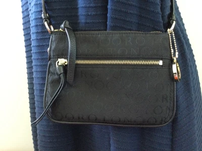 $55 • Buy Oroton Black Small Crossbody Monogram Bag