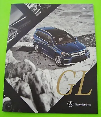 2016 Mercedes Benz GL SPORT UTE DLX 32-pg BROCHURE - 4MATIC BlueTEC + AMG GL63 • $3.87