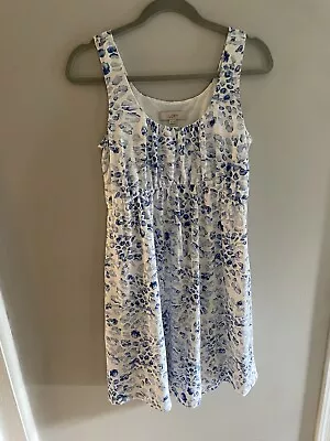 Loft Blue And White Maternity Spring Dress Size S • $19.99