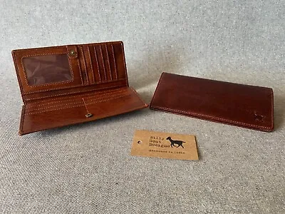 Leather Wallet Purse Bifold TWW2 Women Waxed Buffalo Zip • $45.02