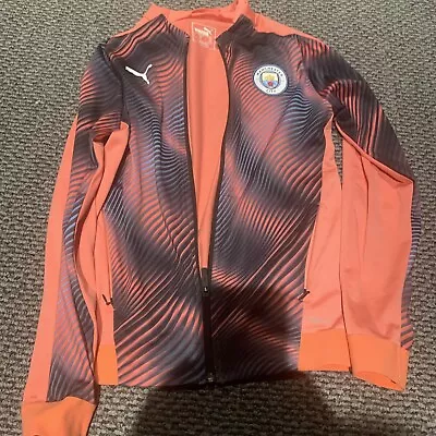 Manchester City Training Jacket Youth Large  Made By Puma. • $10