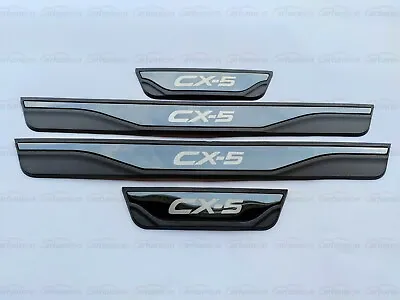 For Mazda CX5 Accessories Door Sill Scuff Plate Protector Car Sticker Guard 2022 • $30.35