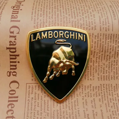 For Lamborghini Metal Sticker Bull Emblem Badge 73*63MM (1PC) • $60