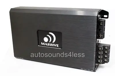 NEW Massive Audio EX44 Edge Series 800 Watts 4-Channel Car SQ Audio Amplifier • $168.92