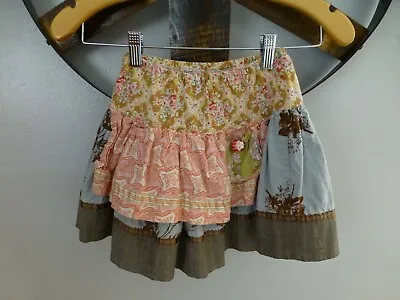 Matilda Jane GRETTA In Calico Skirt  WESTSIDE Girls 4 Super Cute! • $14.99