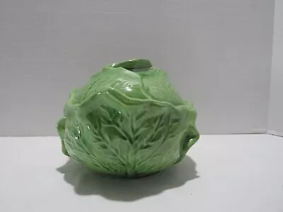 Vtg Holland Mold Ceramic Cabbage Bowl W/lid Signed 1976 • $15.95