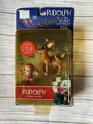 Rudolph Light-Up Nose And Misfit Doll Fig Island Misfit Toys 2001 Playing Mantis • $24.90