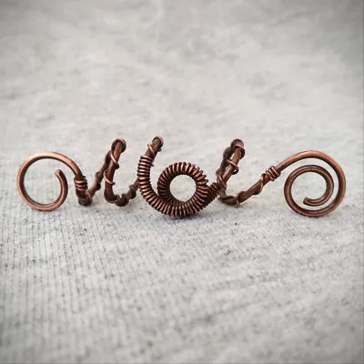 Steampunk Dread Bead Loc Jewelry Copper Dreadlock Bead Dreadlock Accessories • $13.95