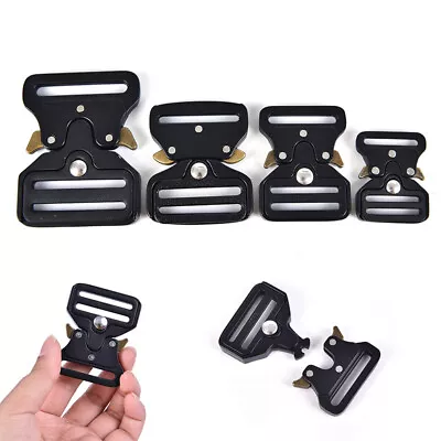 Quick Side Release Metal Strap Buckles For Webbing Bags Luggage Accessories+-W_ • $7.21