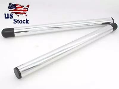 Motorcycle Handlebars Fork Tube 7/8  22mm Clip On Handle Bar Universal Silver • $19.32