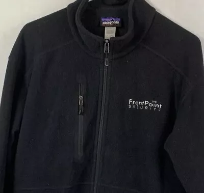 Patagonia Synchilla Fleece Sweater Jacket Full Zip Black Casual Men’s Medium • $34.99