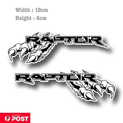 Ford Raptor Monster Claws 4x4 Off Roading Logo   4x4 4WD  Decal Sticker • $7.49