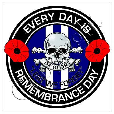 17th 21st Lancers Classic Remembrance Day Sticker • £2.99