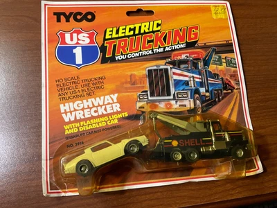 $1199.99 • Buy Tyco US1 Trucking Highway Shell Wrecker With Disabled Firebird.