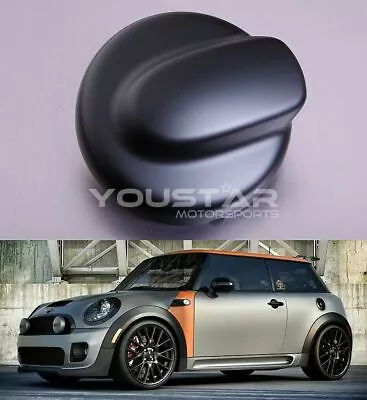 US STOCK MATT BLACK Fuel Gas Cap Cover For MINI R56 R55 Clubman Cooper S JCW • $39.90