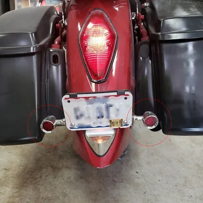 For Honda VTX1300R VTX1800C Bullet Motorcycle LED Turn Signals Blinker Lights • $21.59