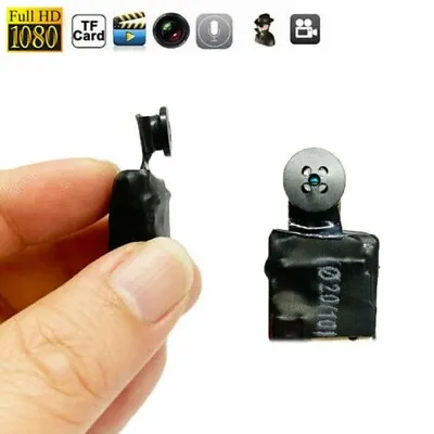 Button Lens Design Smallest Mini Micro Tiny 1080P HD Video Camera Audio Recorder • $19.30