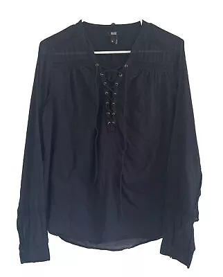 PAIGE Dark Blue Medieval Style Tunic Size M • $35