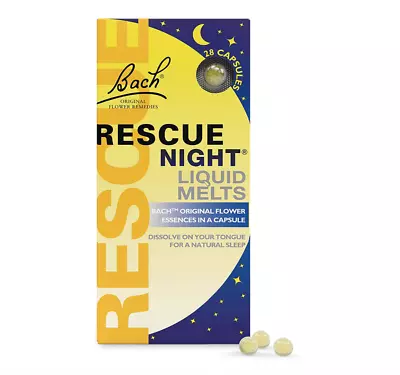 Bach Flower Remedies Rescue Night Liquid Melts 28's • £14.99